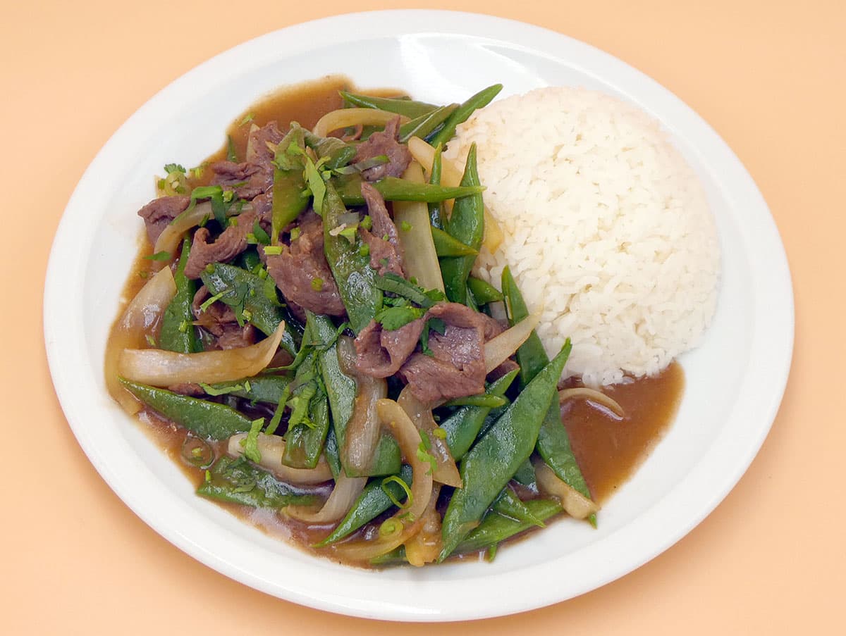 6. Bò xào đậu đũa