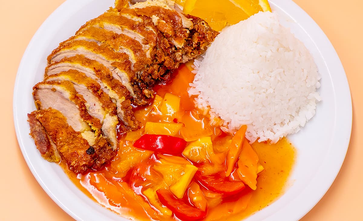 6. Vịt sốt xoài